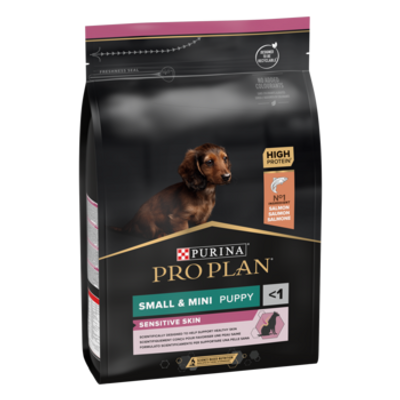 Purina Pro Plan Small & Mini Puppy Sensitive Skin 3kg Zalm