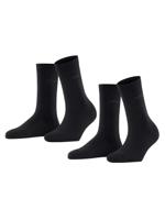 Esprit - 2p Socks - Uni Women - zwart, Maat:39-42