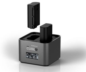 Hähnel ProCube2 - Professionele dubbellader voor Nikon DSLR