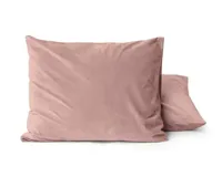 Sleeptime Velvet 2 in 1 kussenslopen Oud Roze 60 x 70 cm