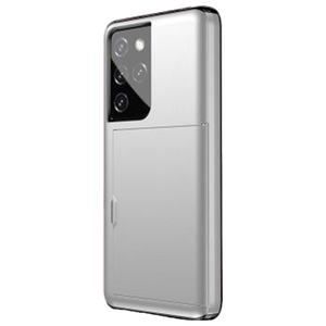 Samsung Galaxy S24 Plus hoesje - Backcover - Hardcase - Pasjeshouder - Portemonnee - Shockproof - TPU - Wit