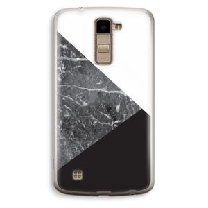 Combinatie marmer: LG K10 (2016) Transparant Hoesje