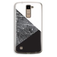 Combinatie marmer: LG K10 (2016) Transparant Hoesje