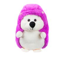 Kamparo pluchen knuffel Egel 14 cm junior paars - thumbnail