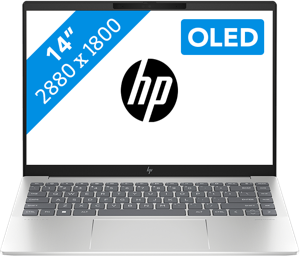 HP Pavilion Plus 14-ew1970nd Intel Core Ultra 7 155H Laptop 35,6 cm (14") 2.8K 32 GB LPDDR5x-SDRAM 1 TB SSD Wi-Fi 6E (802.11ax) Windows 11 Home Zilver