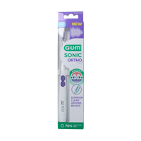 GUM Sonic ortho batterij tandenborstel 1 Stuks
