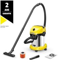 KARCHER WD 3-18 S V-17/20 draadloze water- en stofzuiger - Staal - 17 l - Geel
