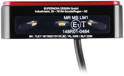 SUPERNOVA achterlicht "tl3 pro s" rear light supern. tl3 pro s black