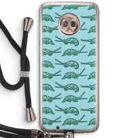 Kroko: Motorola Moto G6 Transparant Hoesje met koord