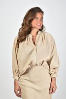 Sea Me Happy blouse Balloon Soft Wool Uni Beige - thumbnail