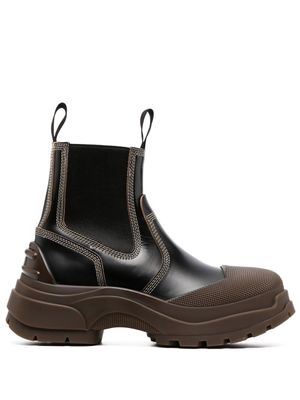 Maison Margiela bottines Pix en cuir - Noir