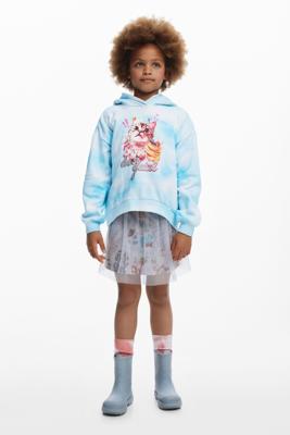 Kattenwolken sweatshirt - BLUE - 9/10