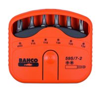 Bahco bits set 7pcs ph2,t15,t20,t25 | 59S/7-2 - 59S/7-2