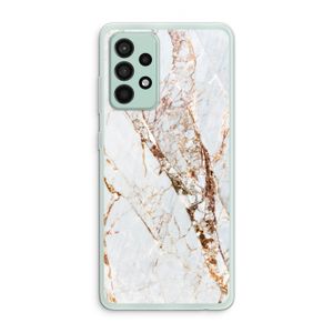 Goud marmer: Samsung Galaxy A52s 5G Transparant Hoesje