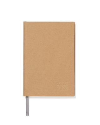 HEMA Schoolagenda 25-26 18x12.5cm Basis Kraft