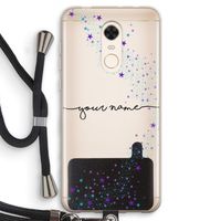 Sterren: Xiaomi Redmi 5 Transparant Hoesje met koord