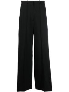 TOTEME pantalon évasé à taille haute - Noir