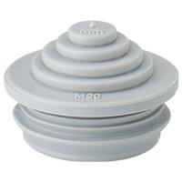 Hensel STM 20 Standentule Plaatdikte (max.): 4 mm Lichtgrijs 1 stuk(s)