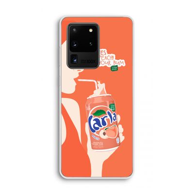 Peach please!: Samsung Galaxy S20 Ultra Transparant Hoesje