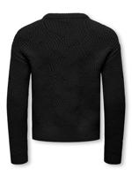 Kids ONLY winter sweater meisjes - zwart - KogKatia - regular fit