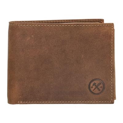 Hide en Stitches Lage Billfold RFID Idaho Bruin