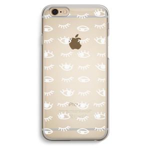 Eye pattern #3: iPhone 6 / 6S Transparant Hoesje