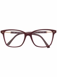 Bvlgari lunettes de vue à monture carrée - Rouge