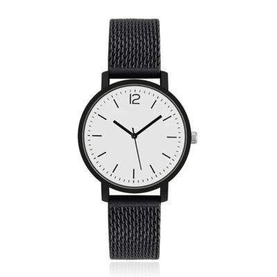 LGT JWLS Dameshorloge met Silicone Band - Zwarte Band, Witte Wijzerplaat, Zwarte Uuraanduiding en Wijzers