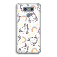 Rainbow Unicorn: LG G6 Transparant Hoesje