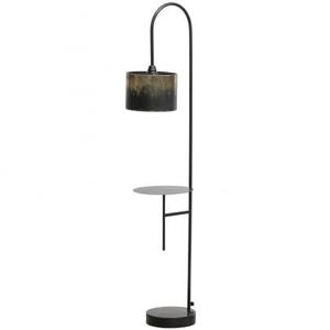 BePureHome Blackout Vloerlamp - Metaal - Zwart - 160x30x43