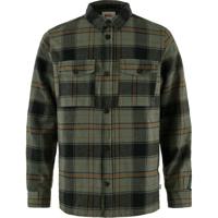 Fjallraven Övik Lite Padded Shirt Heren Deep Forest-Black XXL