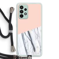 A touch of peach: Samsung Galaxy A52s 5G Transparant Hoesje met koord