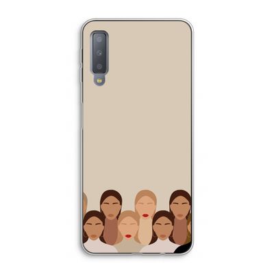 Girls girls girls: Samsung Galaxy A7 (2018) Transparant Hoesje