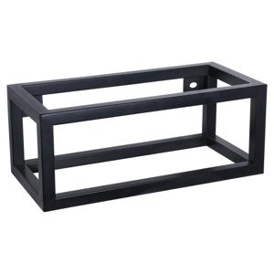 Differnz handdoekhouder voor fontein | mat zwart | 37.5 x 18.5 x 15.5 cm
