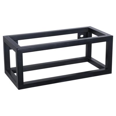 Differnz handdoekhouder voor fontein | mat zwart | 37.5 x 18.5 x 15.5 cm