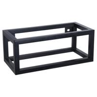 Differnz handdoekhouder voor fontein | mat zwart | 37.5 x 18.5 x 15.5 cm