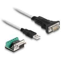 Delock USB 2.0 Adapter [1x USB-A 2.0 stekker - 1x Serieel 9-polig] 63465 1.8 m