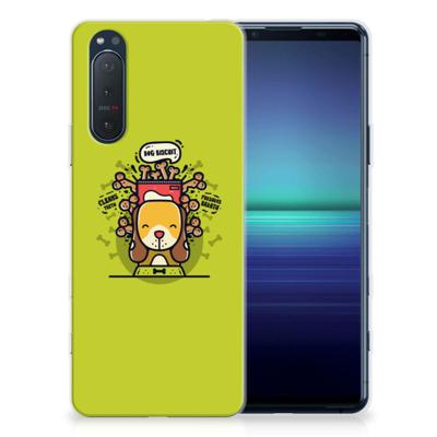 Sony Xperia 5II Telefoonhoesje met Naam Doggy Biscuit Sony Xperia 5II Telefoonhoesje met Naam Doggy Biscuit
