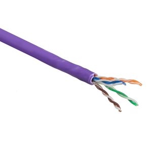ACT XS6003 CAT6 U/UTP Massieve Installatiekabel LSZH Violet - 305 meter