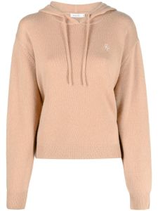 Sporty & Rich hoodie en maille fine - Marron