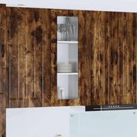 Keukenkast aan de muur met plank Gerookt eiken 40 x 31 x 100 cm Keukenkast aan de muur met plank Gerookt eiken 40 x 31 x 100 cm