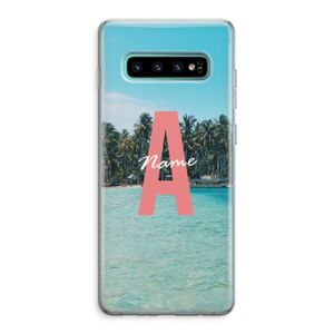 Pacific Dream: Samsung Galaxy S10 Plus Transparant Hoesje