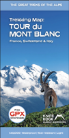 Wandelkaart Tour du Mont Blanc | Knife Edge Outdoor Wandelkaart Tour du Mont Blanc | Knife Edge Outdoor