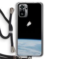 Alone in Space: Xiaomi Redmi Note 10S Transparant Hoesje met koord
