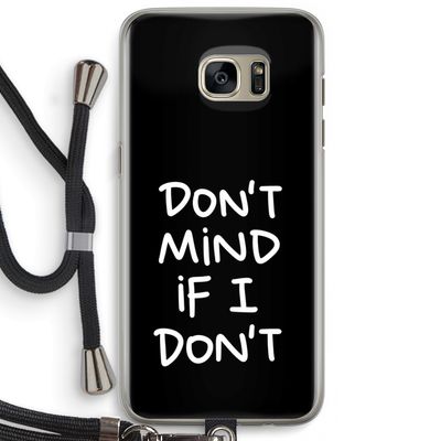 Don't Mind: Samsung Galaxy S7 Edge Transparant Hoesje met koord