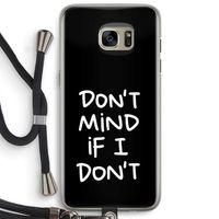 Don't Mind: Samsung Galaxy S7 Edge Transparant Hoesje met koord