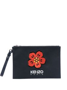 Kenzo pochette motif Boke Flower - Bleu