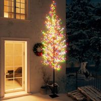 Kerstboom met 1200 LED's meerkleurig licht kersenbloesem 400 cm - thumbnail