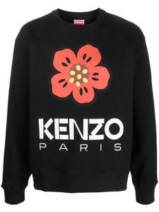 Kenzo sweat Poppy en coton - Noir