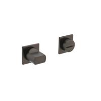 Intersteel WC-sluitingTira klein vierkant rozet antraciet - 0029.343960